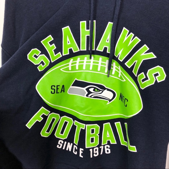 Cropped Seattle Seahawks Pullover Sweatshirt - Picture 5 of 5
